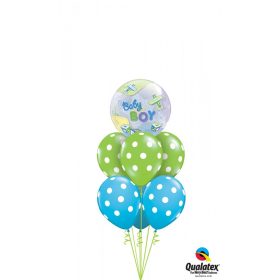   Héliumos luficsokor szülinapra, babaváróra - INGYENES GLS szállítással