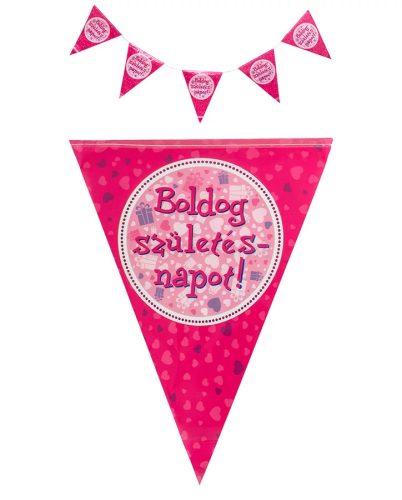 Zászlófüzér zászlós, Boldog Születésnapot, 3,6m