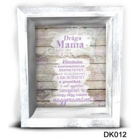 3D kép, 16x20cm, Drága mama 