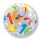 Számos Bubbles lufi 22" 56cm 16-os számmal
