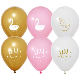 BALONEVI lufi, 12" 30cm, 50db/cs, Hattyú, Swan