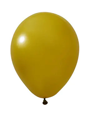 BALONEVI Latex lufi, 12" 30cm, 100db/cs, , Pastel Mustard, Mustársárga