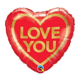Lufi 18" 45cm "Love You " szív