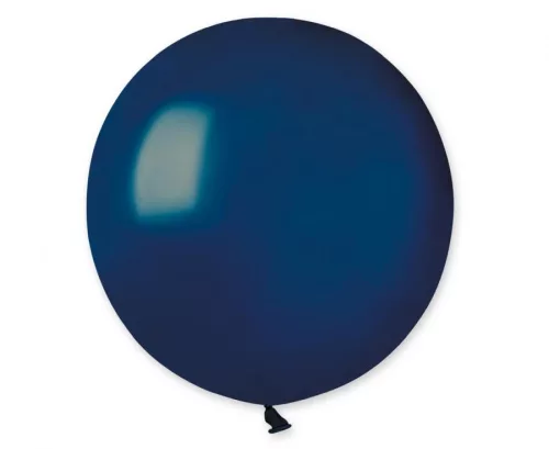 Gömb lufi 19" (48cm-es) léggömb, Navy Blue, Sötétkék