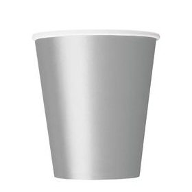 Papírpohár 2,7dl 8db Ezüst 82188