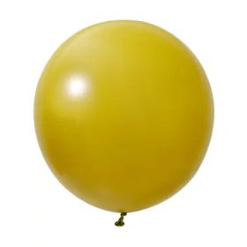   BALONEVI Latex lufi 24" 60cm, 3db/cs, Pastel Mustard, Mustársárga