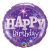 Szülinapi fólia lufi 18" 45cm Happy Birthday, héliummal töltve 37913