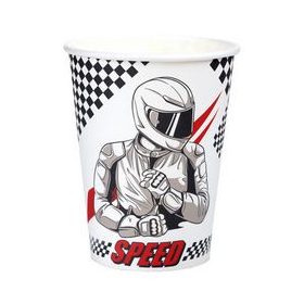 Parpírpohár 200ml 10db, Forma 1, Racing