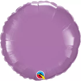 Egyszínű kerek lufi 18" 45cm Lila, 