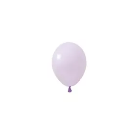   BALONEVI Latex lufi, 5", 13cm, 100db/cs, Pastel Macaron Lilac, Macaron Lila