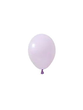 BALONEVI Latex lufi, 5", 13cm, 100db/cs, Pastel Macaron Lilac, Macaron Lila