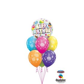   Héliumos luficsokor szülinapra, Happy Birthday - INGYENES GLS szállítással