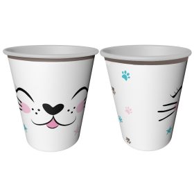 Papírpohár 2,2dl 8db cica