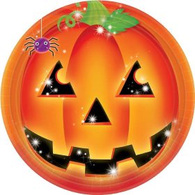 Parti Tányér Halloween - 23cm, 8db