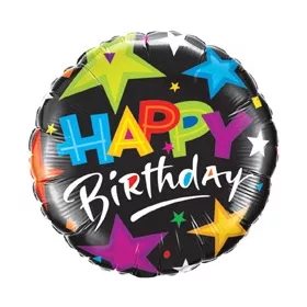 Szülinapi lufi 18" 45cm Happy Birthday