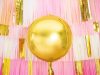 Egyszínű fólia gömb lufi 16" 40cm arany Orbz, héliummal töltve