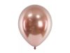 Glossy 11" (28cm-es) Chrome, króm Latex léggömb, Rosegold