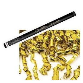   Konfetti ágyú, 80cm, arany fólia szalagokat kilövő, oTUKSE80-019M