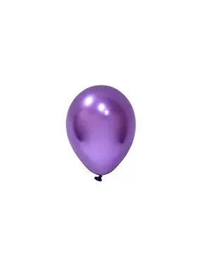 BALONEVI Latex lufi, 5", 13cm, 100db/cs, Chrome Violet, Króm Lila