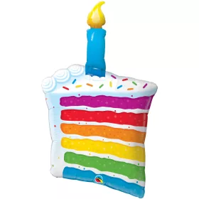 Szülinapi lufi 42" 107cm óriás torta
