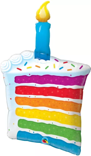 Szülinapi lufi 42" 107cm óriás torta