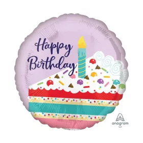 Szülinapi lufi 18" 45cm Happy Birthday