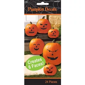 Tök dekoráció 24db, Halloween, 13147