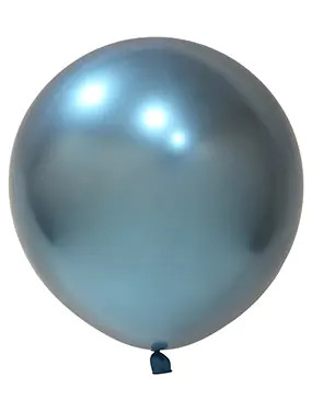 BALONEVI Latex lufi 24" 60cm, 3db/cs, Krom Blue, Króm Kék