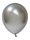BALONEVI Latex lufi 18" 45cm, 10db/cs, Krom Silver, Króm Ezüst