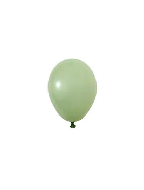 BALONEVI Latex lufi, 5", 13cm, 100db/cs, Pastel Moldy Green, Penészzöld