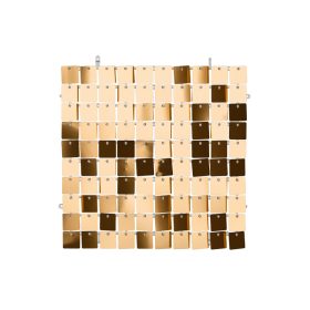 Háttér dekorációs panel, 30x30cm, Réz