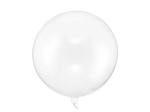 Bobo, Buborék lufi gömb lufi 24" 60cm, átlátszó