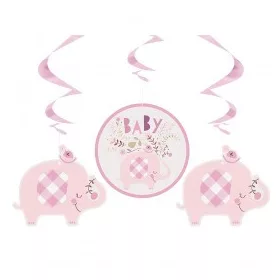 Függődekoráció, kislány, baby, 3db
