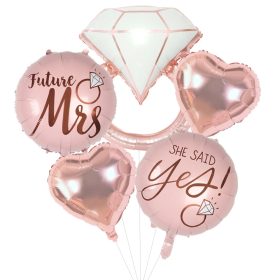   Héliumos luficsokor lánykérésre, She said yes - Ingyenes GLS szállítással