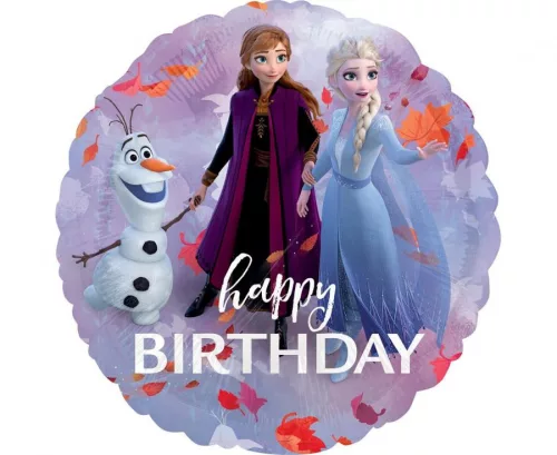 Lufi 17" 43cm Happy Birthday Jégvarázs - Disney Frozen