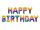 Happy Birthday felirat, szivárvány II. 16" fólia betűk, csak levegővel tölthető