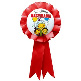 Szalagos kitűző, Legjobb Nagymama