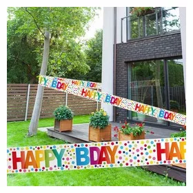 Kordonszalag, Happy Birthday, 15m