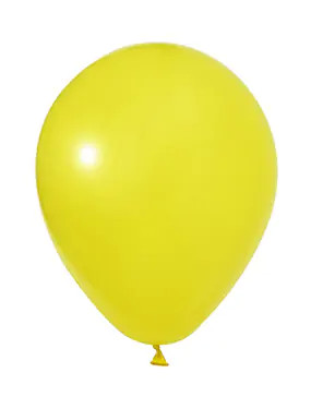 BALONEVI Latex lufi, 12" 30cm, 100db/cs, , Pastel Yellow, Citromsárga