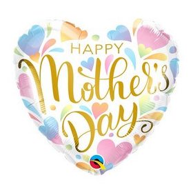 Anyák napi lufi 18" 45cm Happy Mother's Day