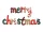 Merry Christmas, Piros-zöld mintás fólia betűk, csak csak levegővel tölthető