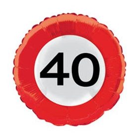   Szám, Számos lufi 18" 45cm - 40-es lufi Sebességkorlátozó, 28540