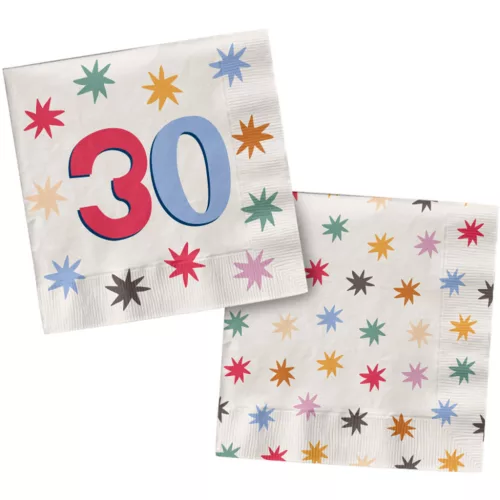 Számos szalvéta 33x33cm, Starburst, 20db, 30-as