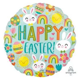 Lufi 17" 43cm Happy Easter!, Boldog Húsvétot!