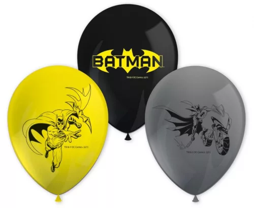 Mintás lufi 11" 28cm 8db Batman
