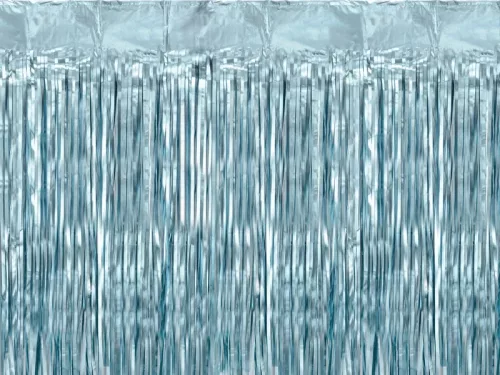 Ajtódekoráció, függöny, háttér, 100x200cm, Kék