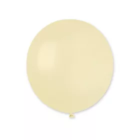 Gömb lufi 19" (48cm-es) léggömb, Butter, Vajszín
