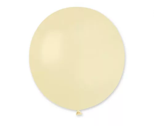 Gömb lufi 19" (48cm-es) léggömb, Butter, Vajszín