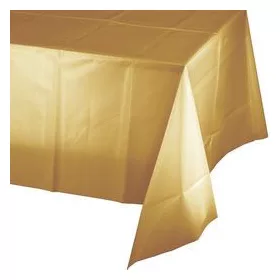 Műanyag asztalterítő 137x274cm gold, fényes Arany, 50411