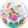 Mintás Bubbles lufi 22" 56cm Cirkusz